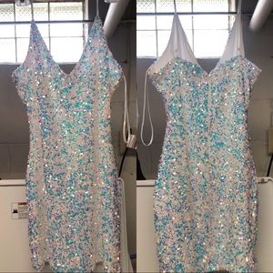 Sequin Bachelorette Mini Dress